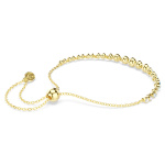 Imber bracelet Round cut, Blue, 18K gold finish